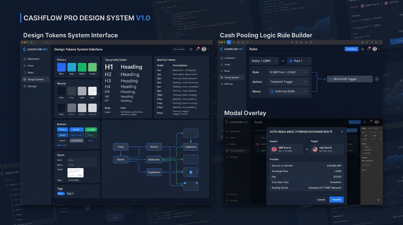 Kinetix Token Architecture and Cash Pooling Logic